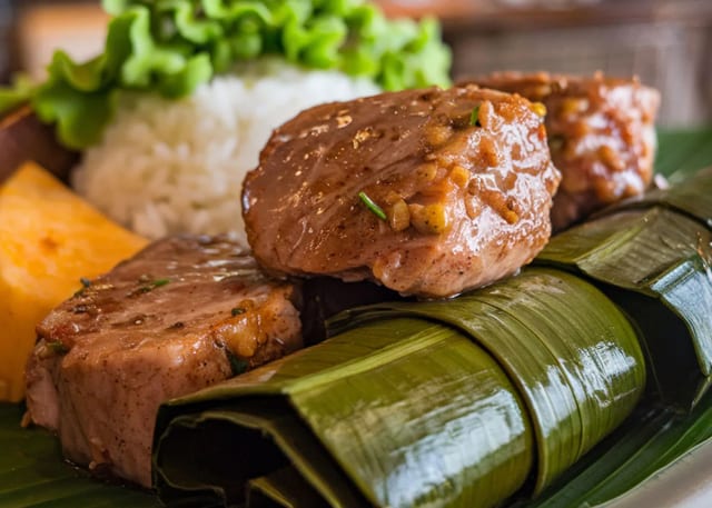 Pork Laulau & Taro