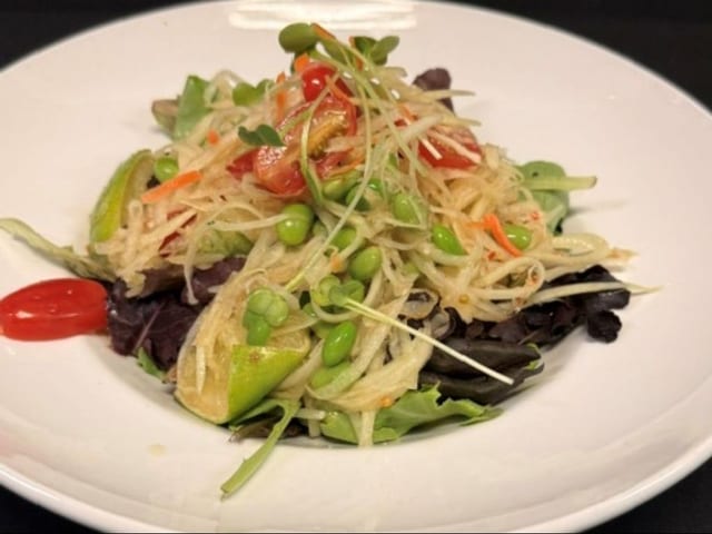 Spicy Papaya Salad.